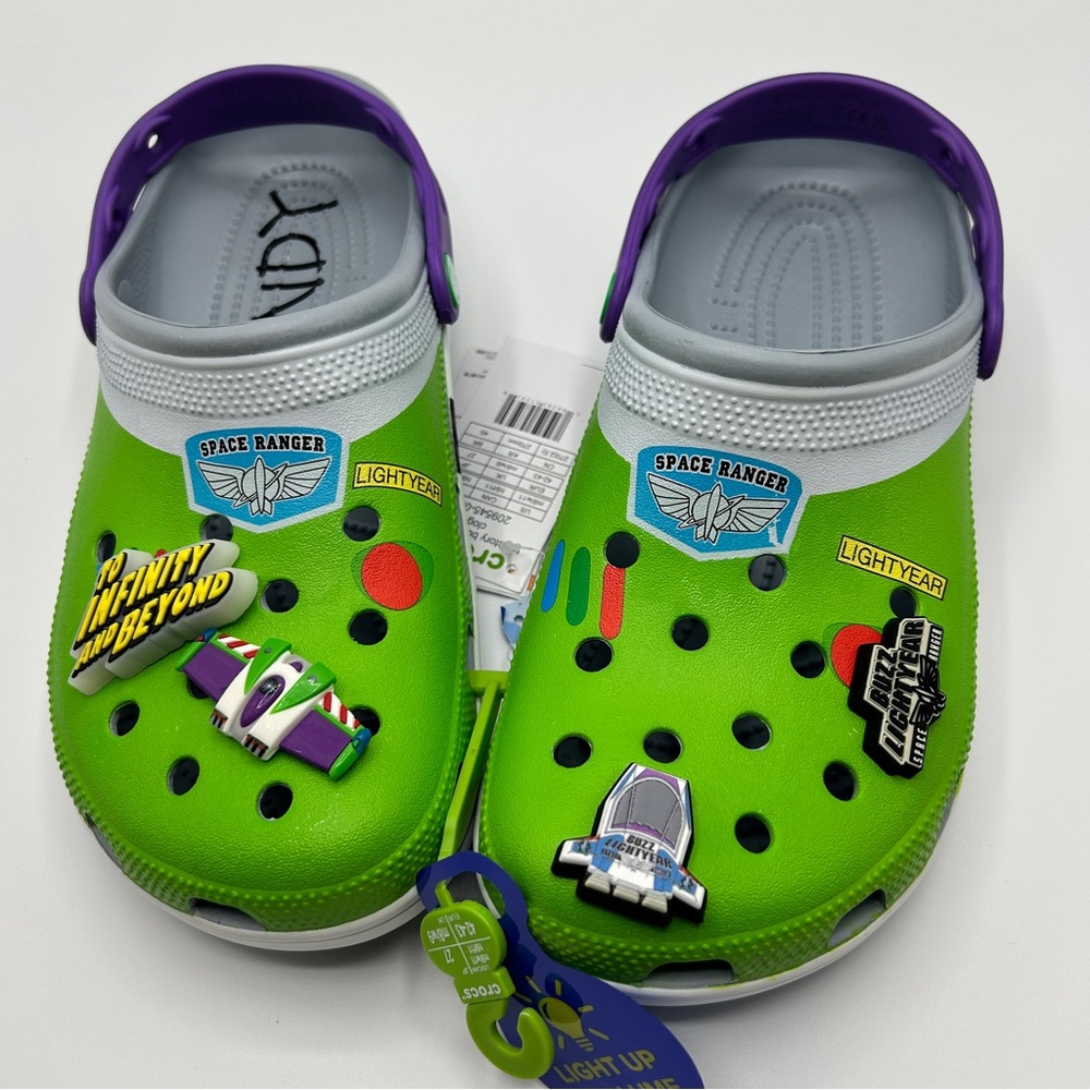 Crocs X Toy Story Limited Edition BUZZ LIGHTYEAR CLASSIC CLOG MENS 9